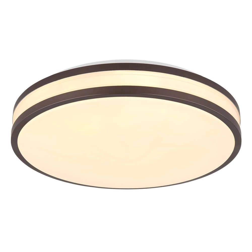 Plafonnier Betha marron Ø 34cm Globo 9007371453825