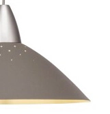 Lampe suspendue gris titane Logo Ø 35cm Brilliant 4004353020285