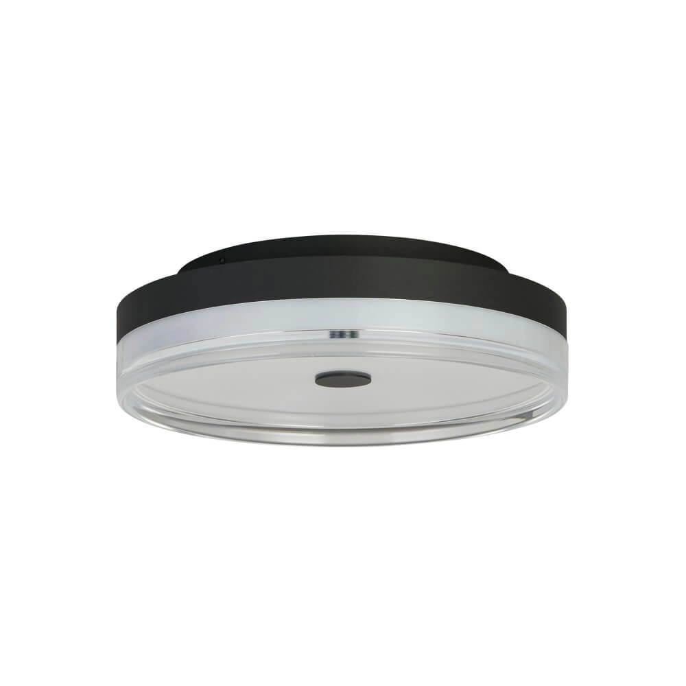 Plafonnier Cyprus Ø 30cm noir Searchlight 5053423273730