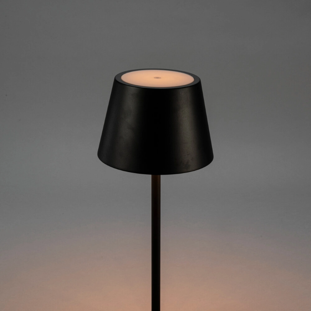 Lampadaire rechargeable Pomezia Medium noir KonstSmide 7318307841756