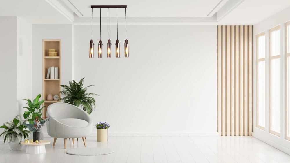 Suspension 5 lumières Sweden II Droit Searchlight 5053423272078