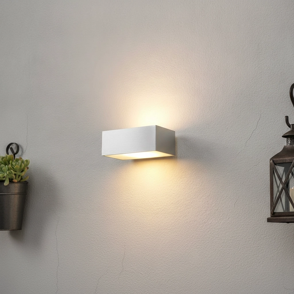 Projecteur de façade à LED Eindh 13 cm en aluminium