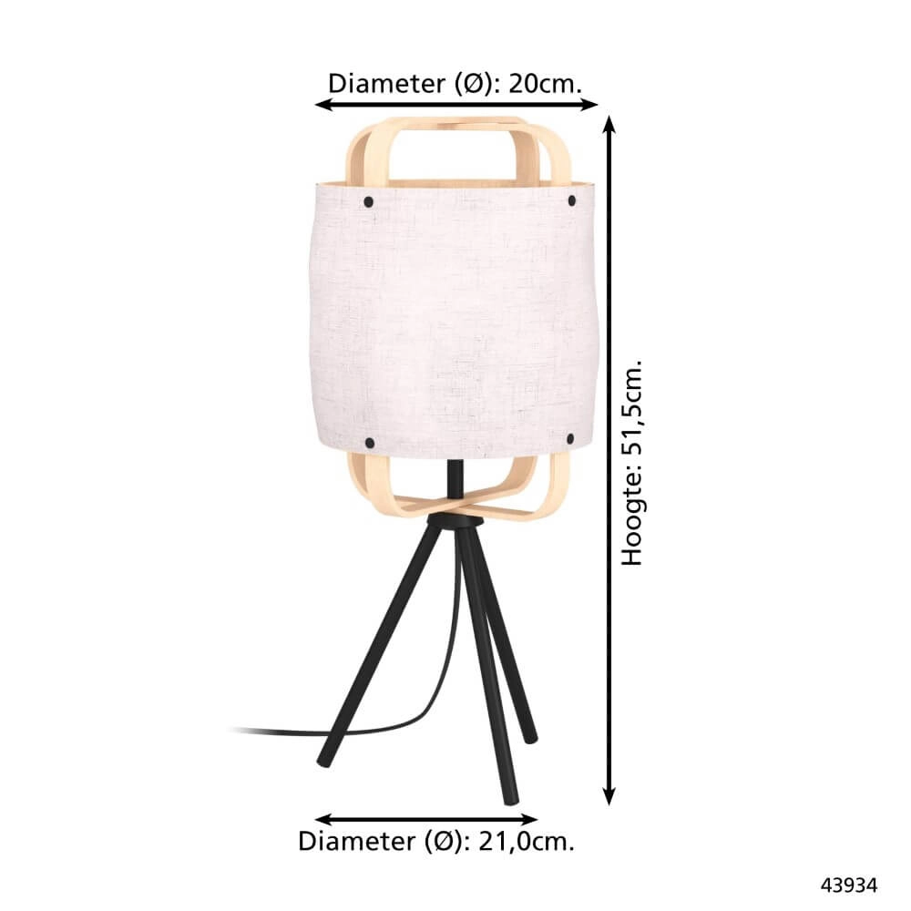 Lampe de table scandinave Surfleet Eglo 9002759439347