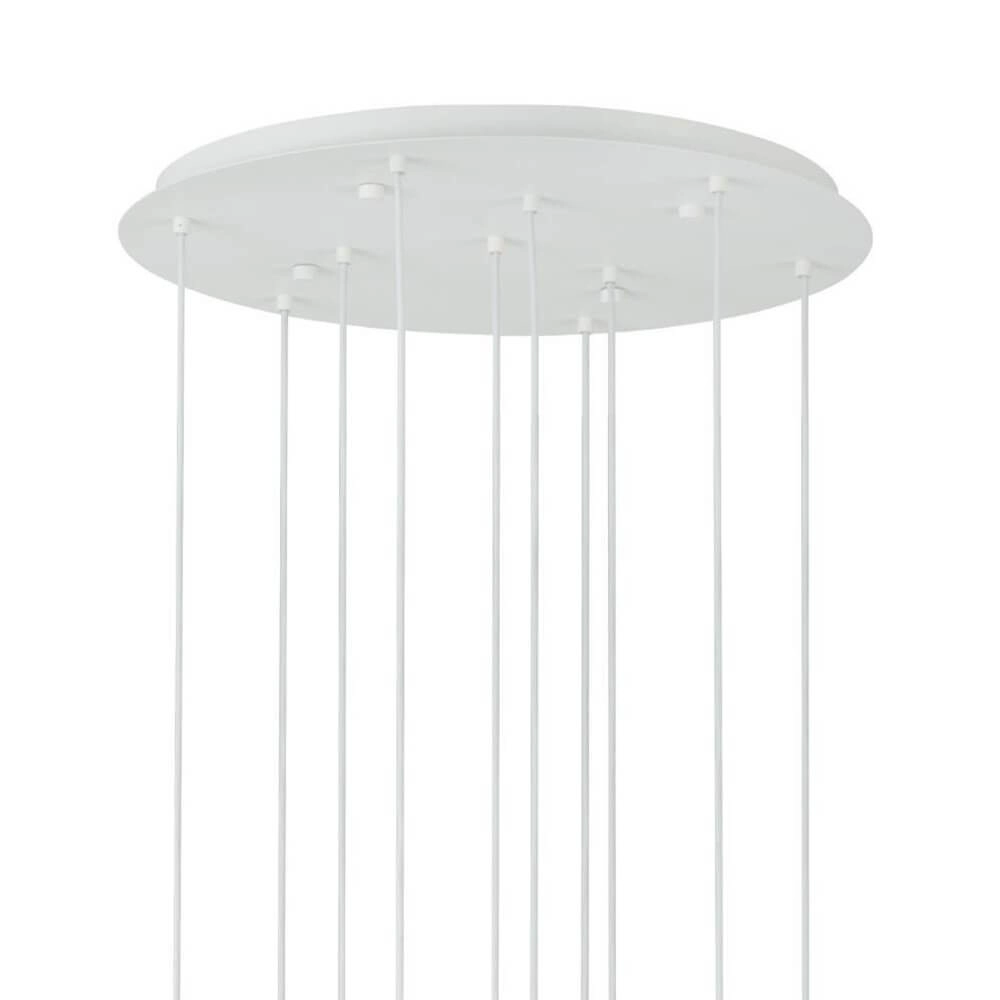 Lampe suspendue ronde blanche Bernabeta 10 lumières Stars of Light 9002759397043