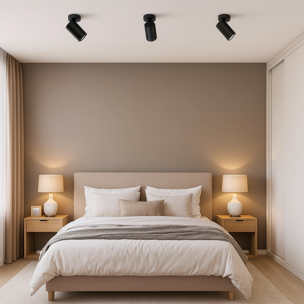 Spot en saillie noir Mono inclinable Lyora 5903139783897