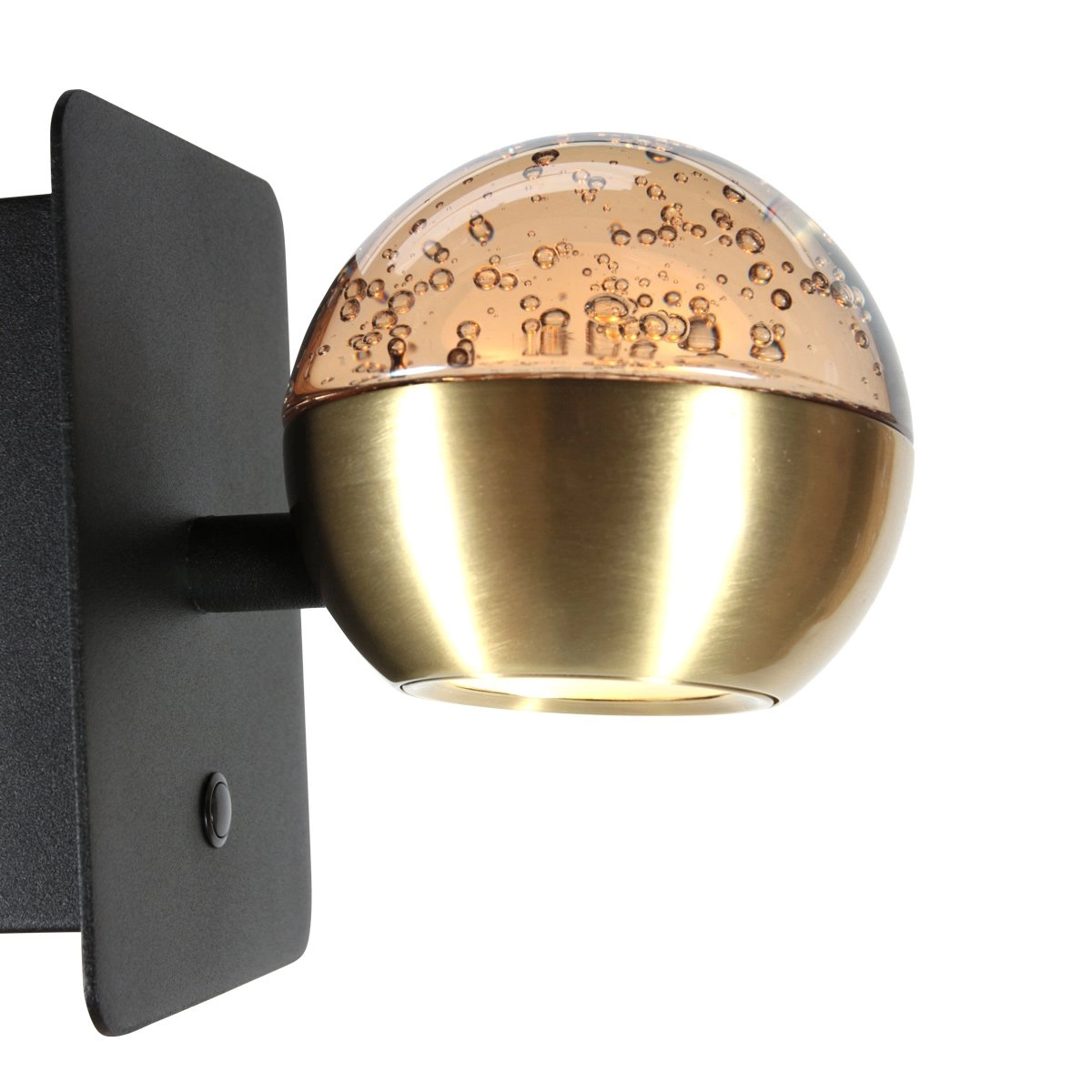 Lampe murale LED Belluno laiton avec verre - dimmable Steinhauer 8712746183931