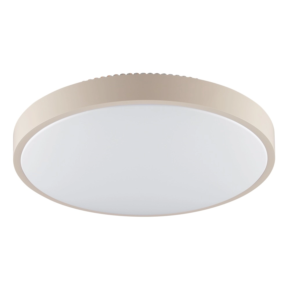 Éclairage de plafond Solistra brun sable avec Ø blanc 44,5 cm Brilliant 4004353478994