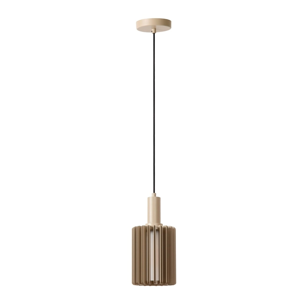 Lampe suspendue Lambres Ø 15 cm taupe