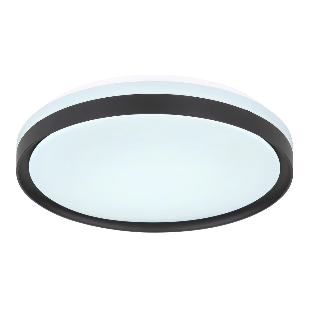 Éclairage de plafond Sonny noir avec blanc Ø 39cm Globo 9007371424832