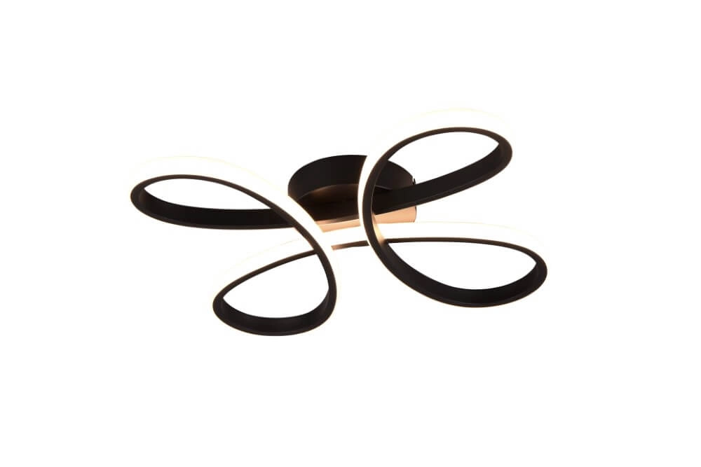 Plafonnier Fly conception noir