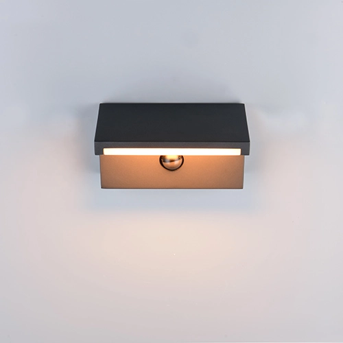 Lampe murale moderne Ravi anthracite avec capteur Trio 4017807686890