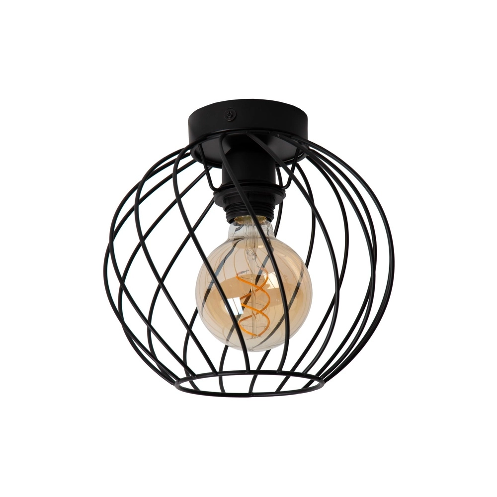 Lampe de plafond Danza noir Ø 25cm