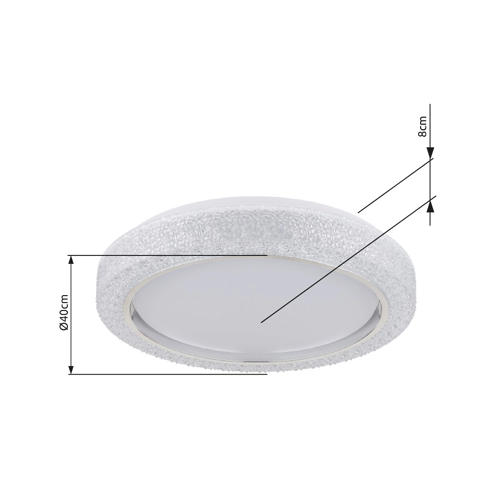Lampe de plafond Liami Blanc Globo 9007371471171