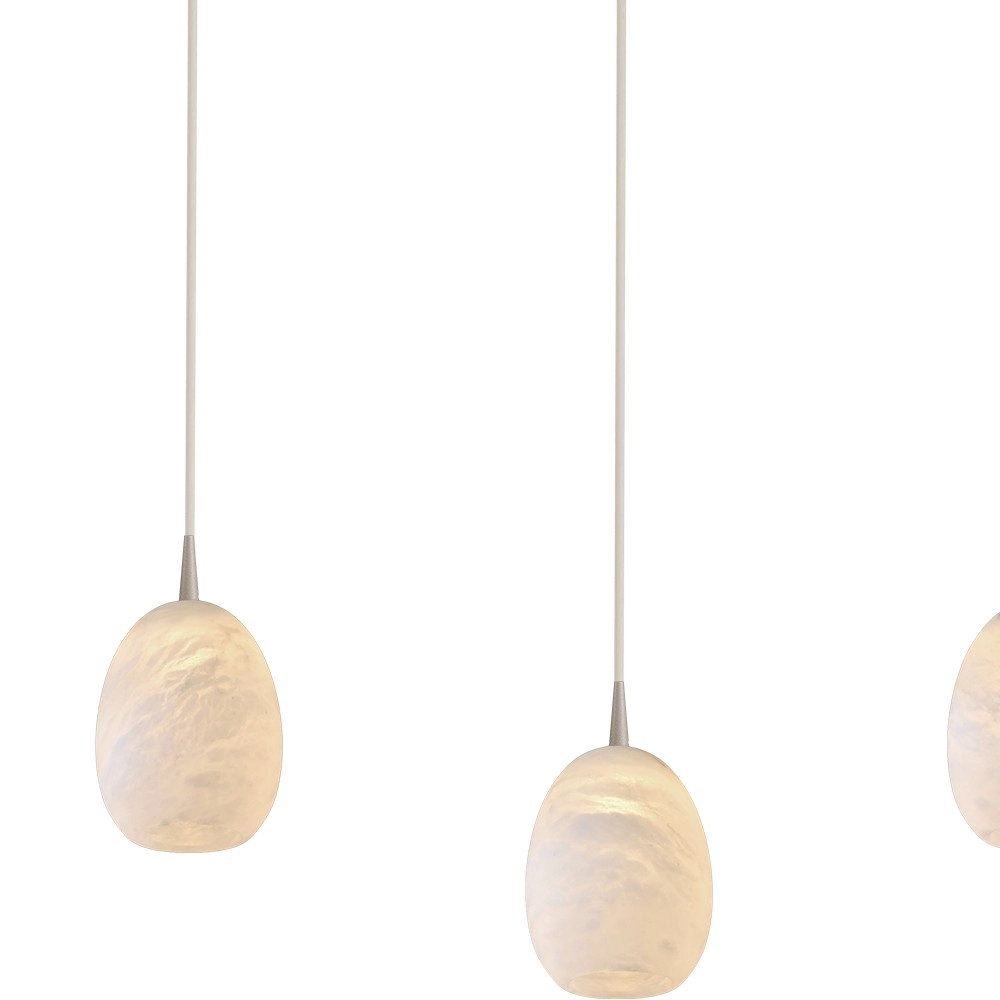 Lampe suspendue ovale Alta Terra beige à 8 tons clairs Masterlight 8718121438368