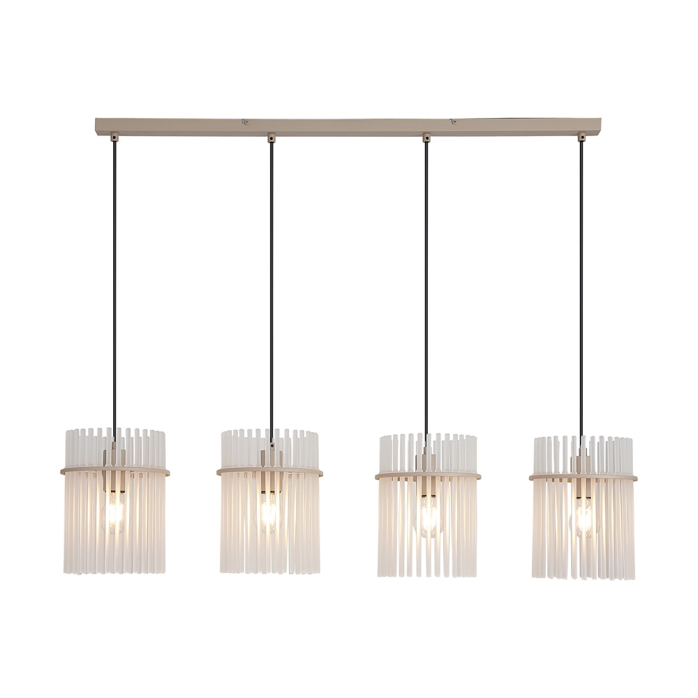 Lampe suspendue Swizzle Marron sable à 4 tons clairs