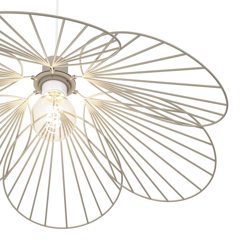 Lampe suspendue Binacua brun sable Ø 60 cm Eglo 9008606405916