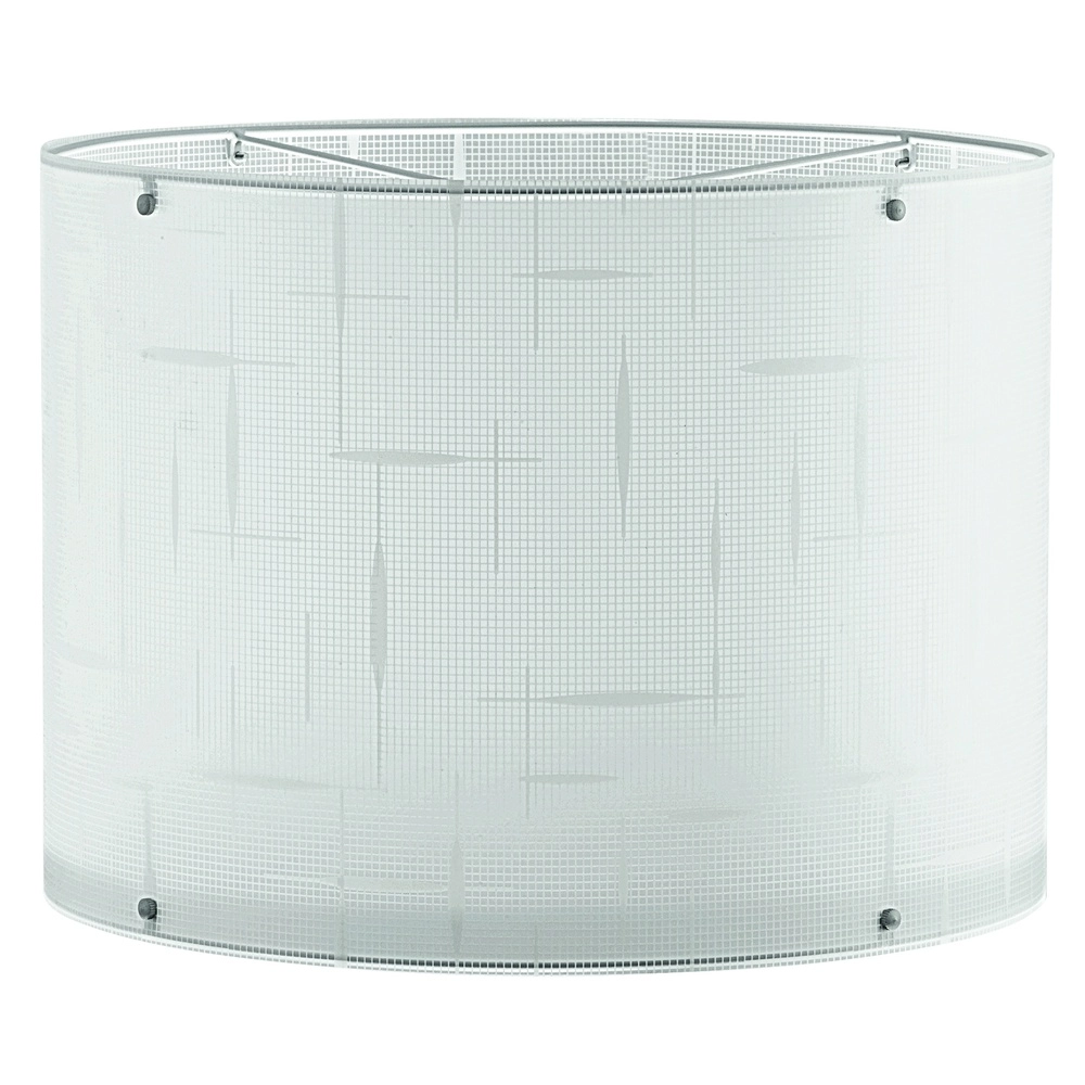 Abat-jour de lampe de table Cuba blanc Ø 39cm