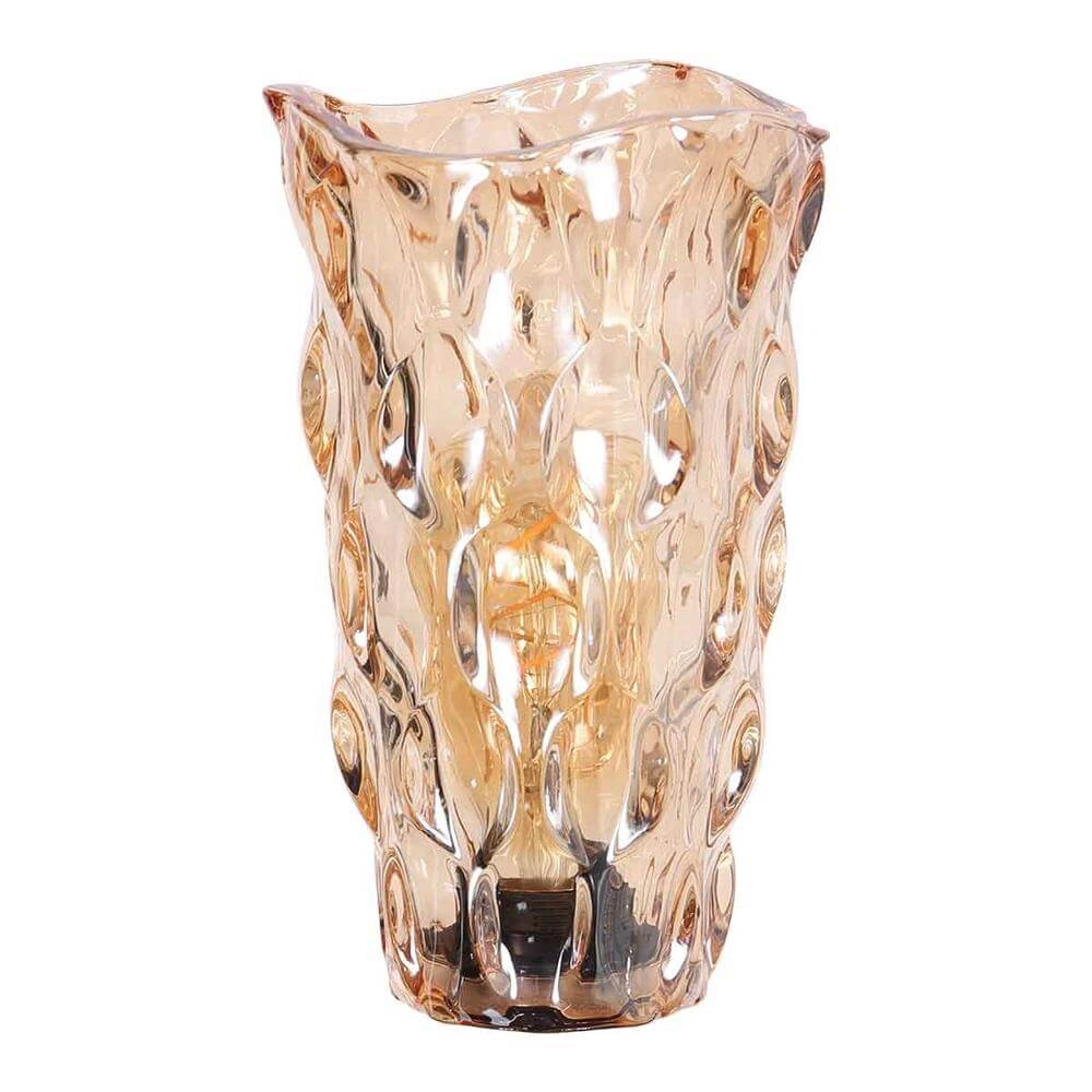 Applique murale Stang noir avec verre ambré Steinhauer 8712746173765