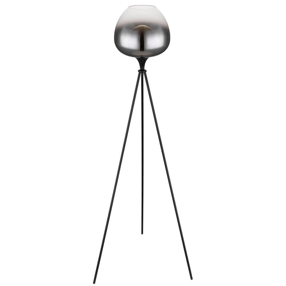 Lampadaire noir Maxy trépied Globo 9007371435418