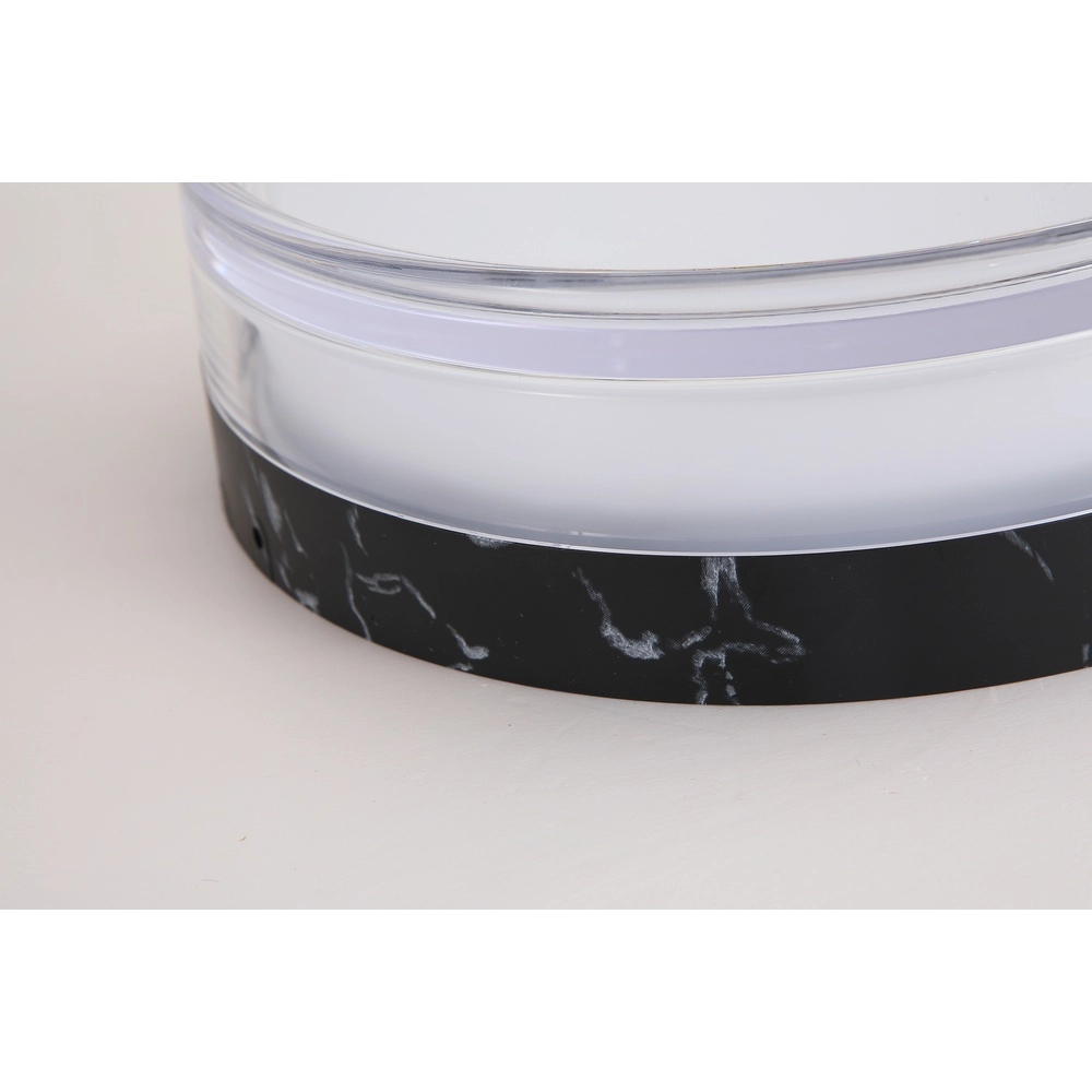 Lampe de plafond Button Ø marbre noir de 23 cm Searchlight 5,05342E+12