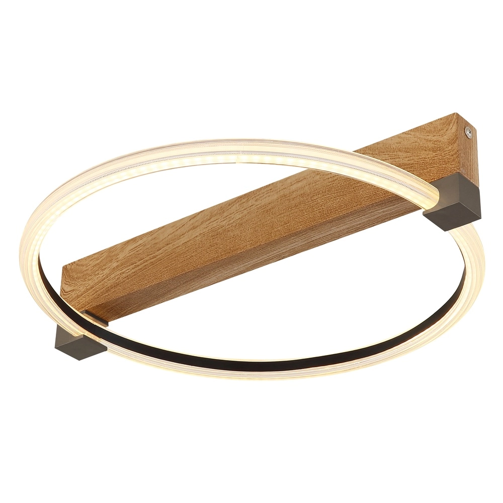 Lampe de plafond Fletcher Conception du bois