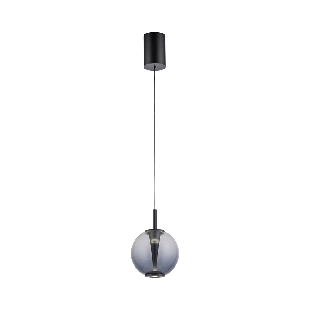 Suspension LED Pure Infinity avec verre fumé - Ø 18cm Paul Neuhaus 4012248399033