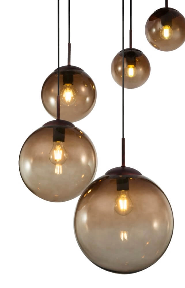 Lampe suspendue loft en verre Varus Ø 65 cm Globo 9007371374847