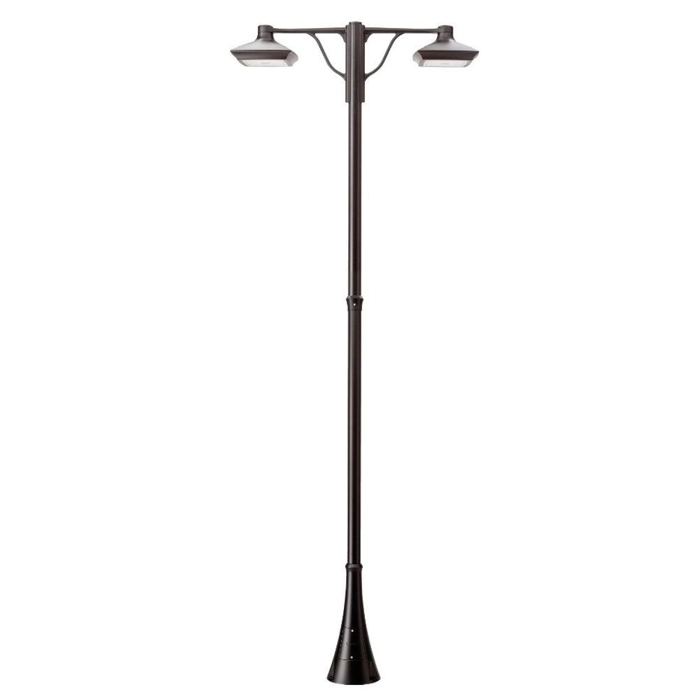 Lampe de jardin LED City Highlight LED - 2 lumières - 300cm gris graphite