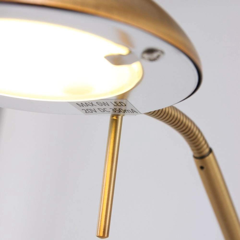 Lampadaire LED Mexlite 180cm - Brun bronze 2700K Steinhauer 8712746096361