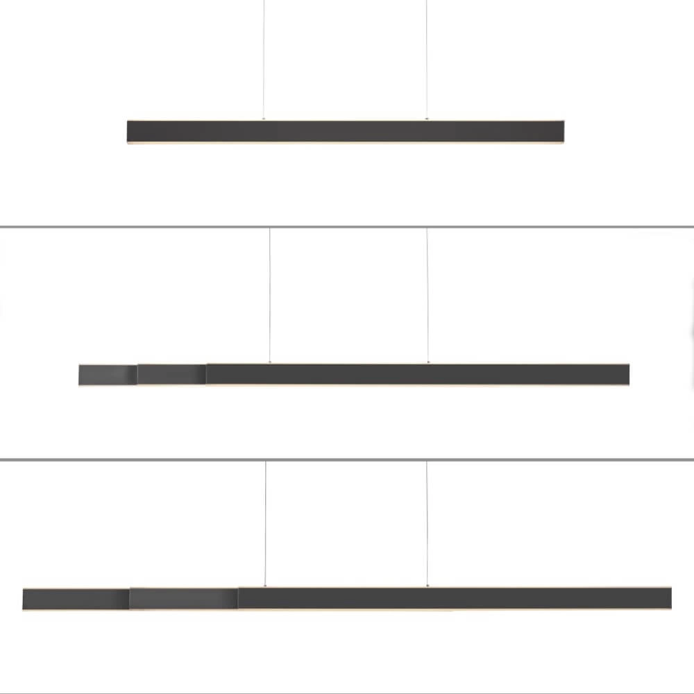 Lampe suspendue élégante Pure Lume anthracite Paul Neuhaus 4012248357842