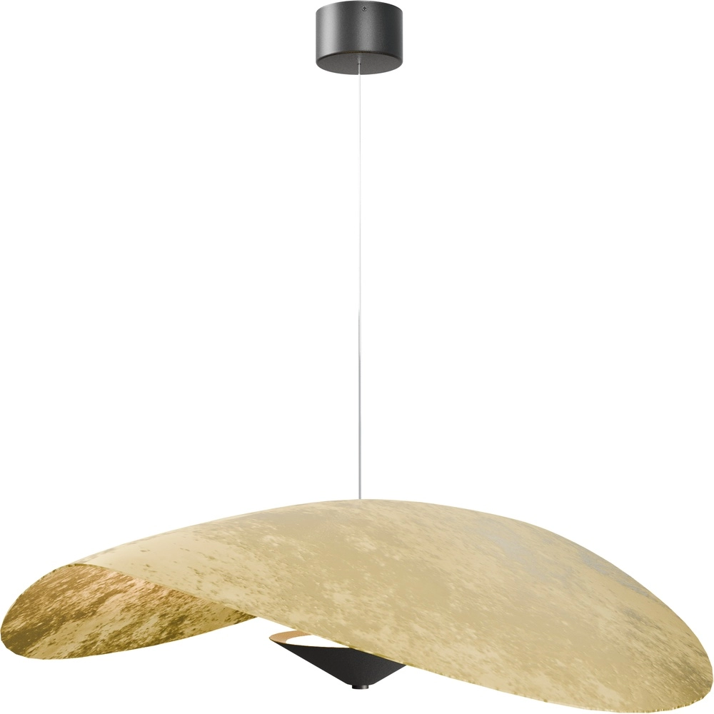 Ø Lumière suspendue LED de 90 cm Lente Feuille d’or - avec poulie Masterlight 8718121392189