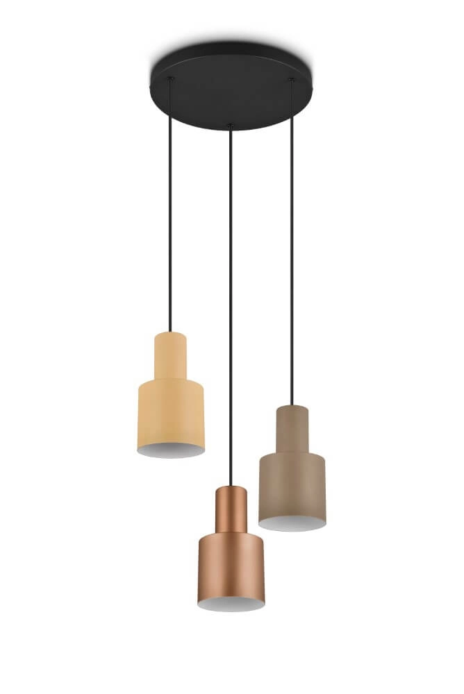 Lampe suspendue design Agudo 3 lumières