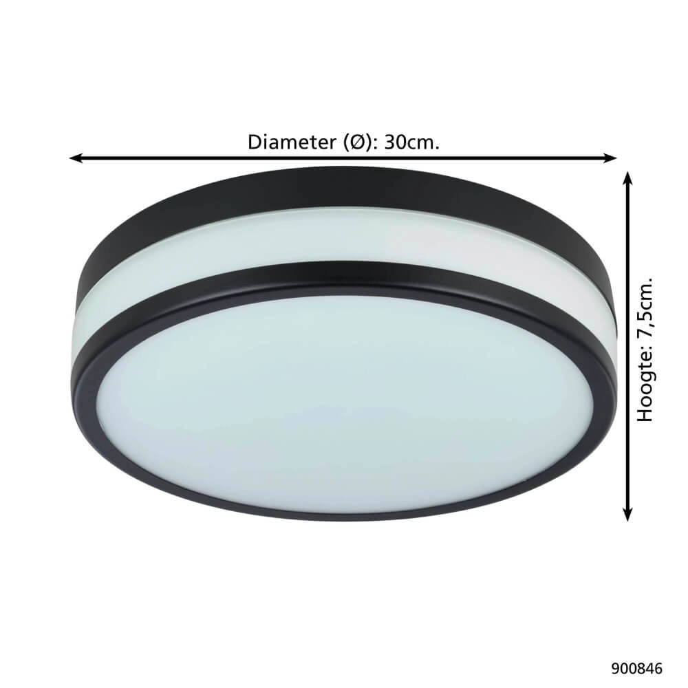 Plafonnier LED pour salle de bain Palermo Eglo 9008606259786