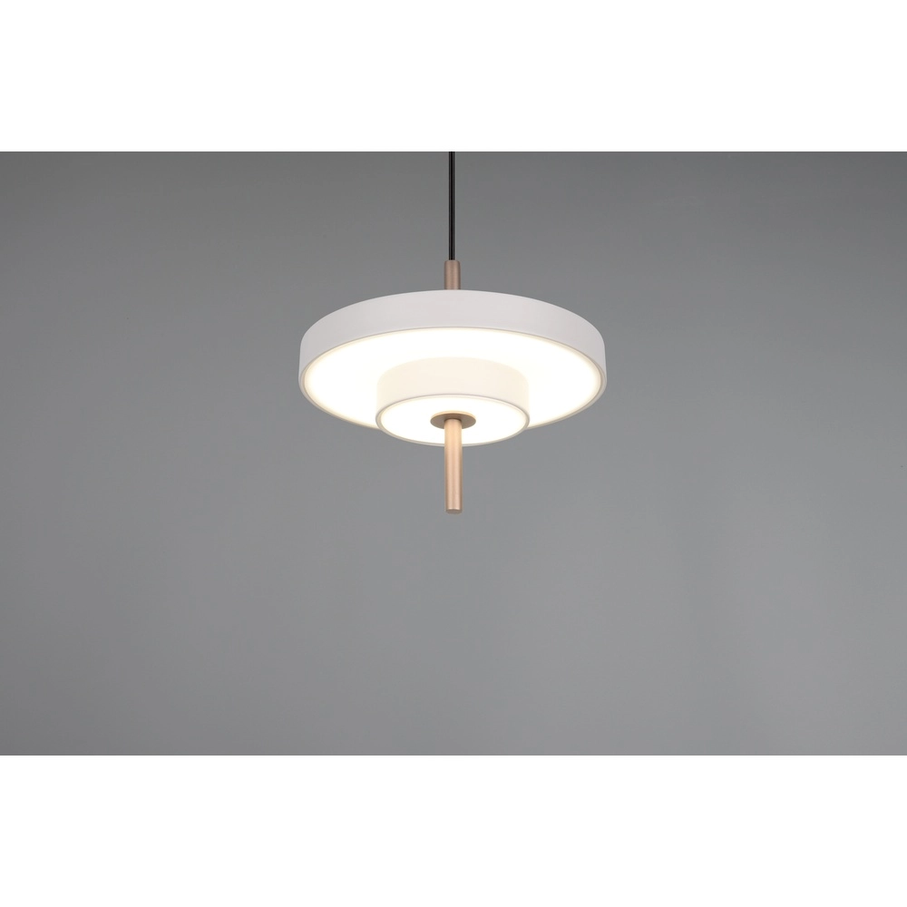 Suspension design Keaton blanc Ø 20cm Trio 4017807653328