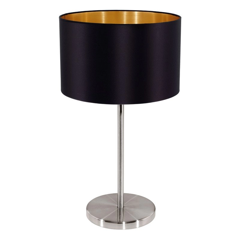 Lampe de table Maserlo Or noir Lampe de table Maserlo Or noir