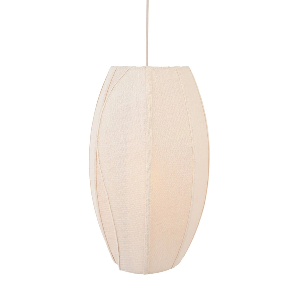 Lampe suspendue Melamba brun sable Ø 39cm