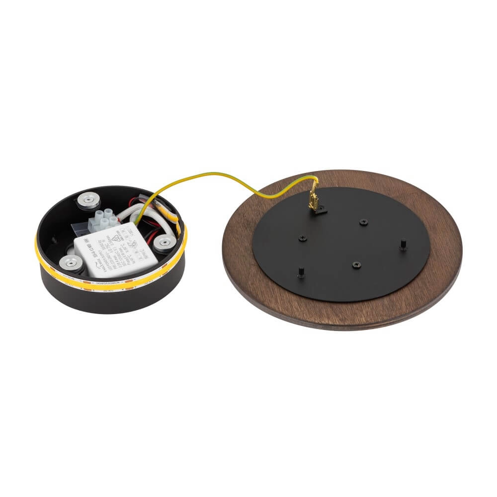 Applique murale Ring Timber S Bois LED Lyora 5903139112888