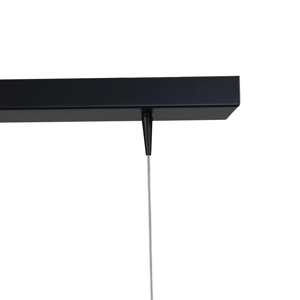 Lampe suspendue de table à manger noire Flute Cylindre doré à 4 lumières Masterlight 8718121209432