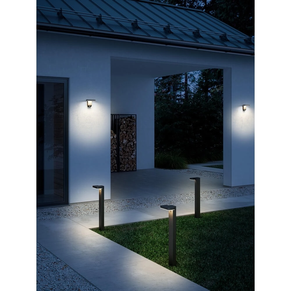 Applique solaire Rica rectangle noir Nordlux 5704924004797