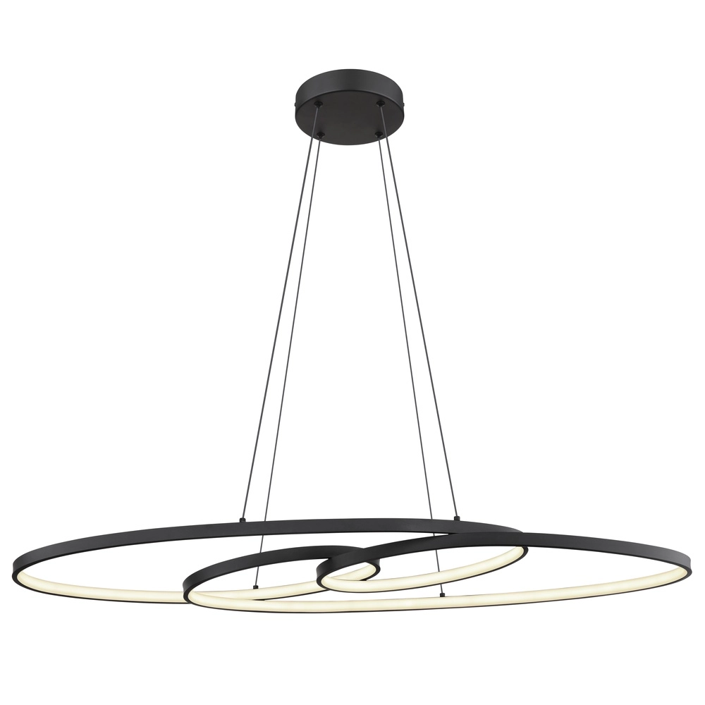 Lampe pendante de conception Spira Noir Globo 9007371450251