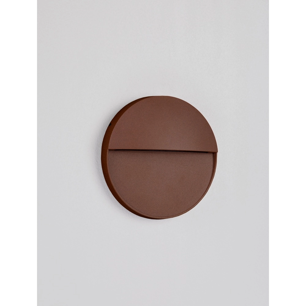 Applique murale ronde Rodix Brun rouille Lyora 5212017478917