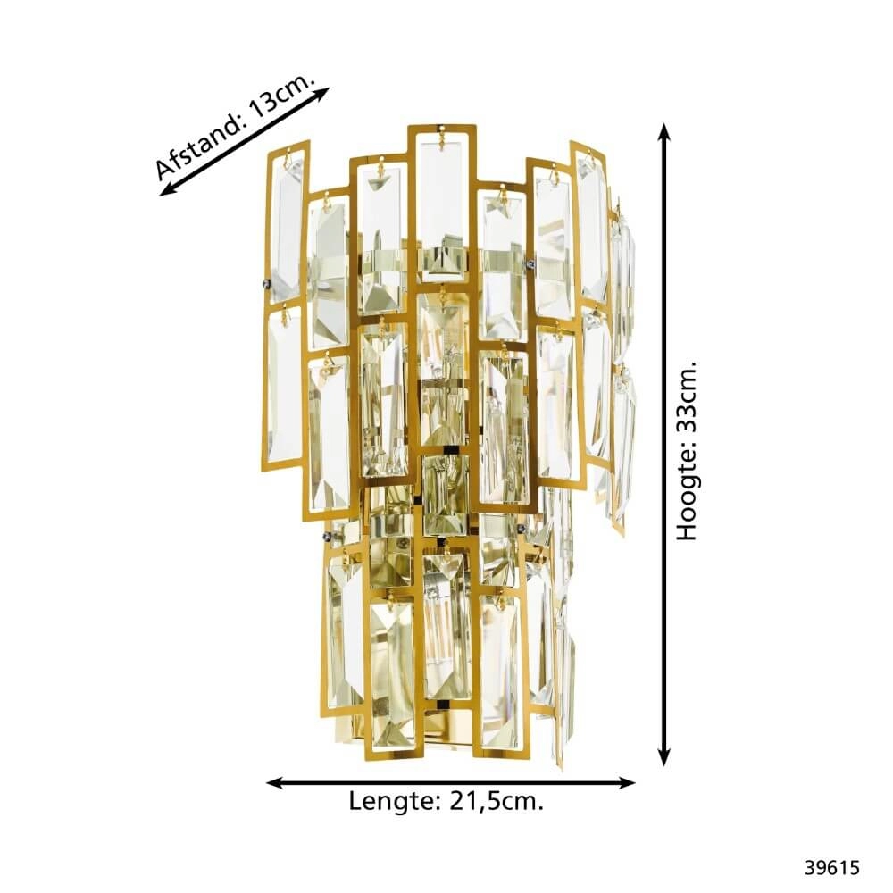Applique lustre chromée Calmeilles or Stars of Light 9002759396152