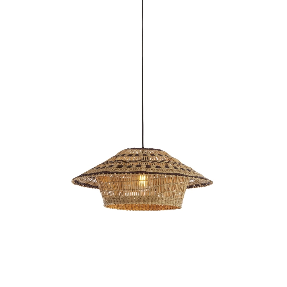 Lampe suspendue Owana Ø 64 cm de rotin brun Light & Living 8717807836825