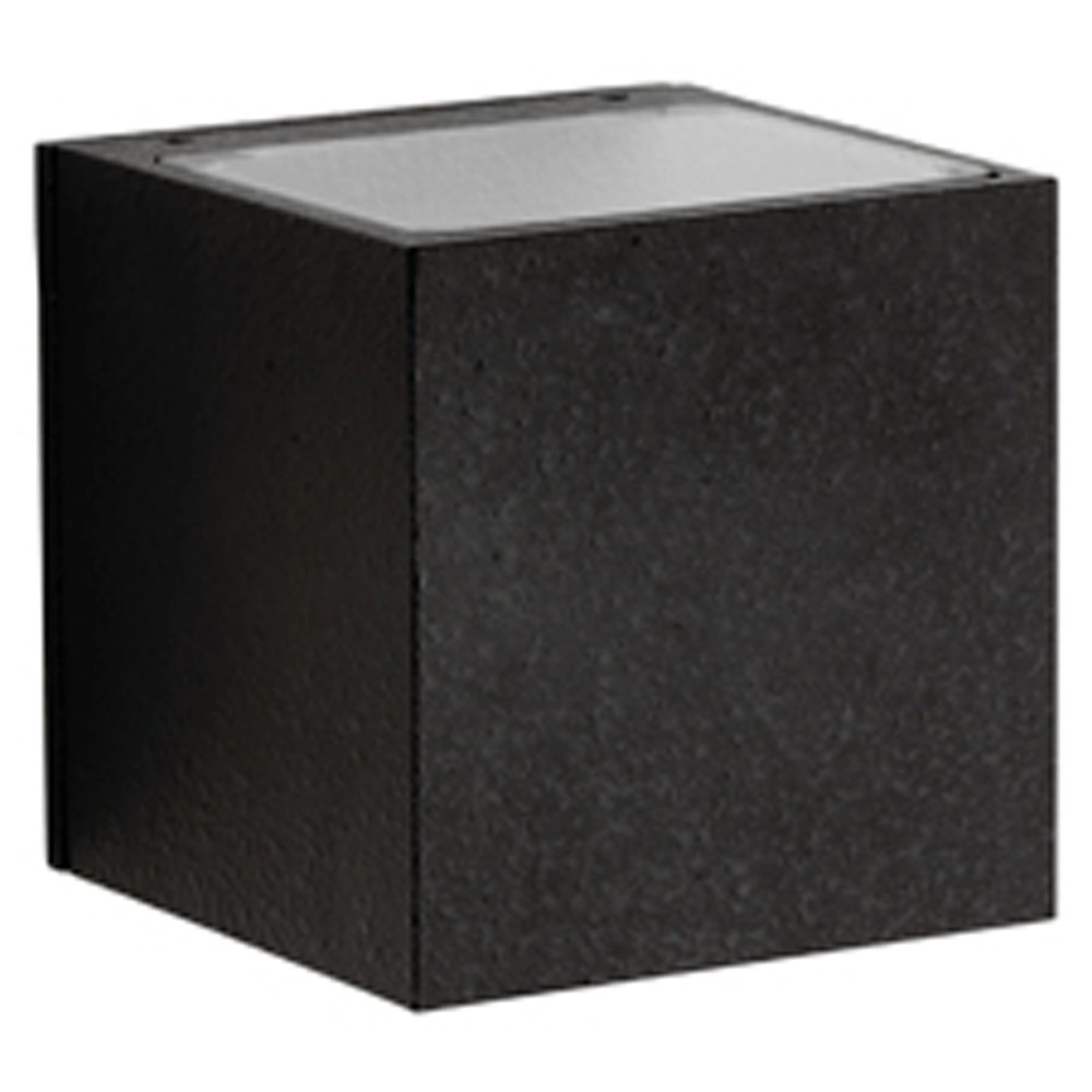 Applique LED carrée Rhain 10,5 cm - noir Applique LED carrée Rhain 10,5 cm - noir