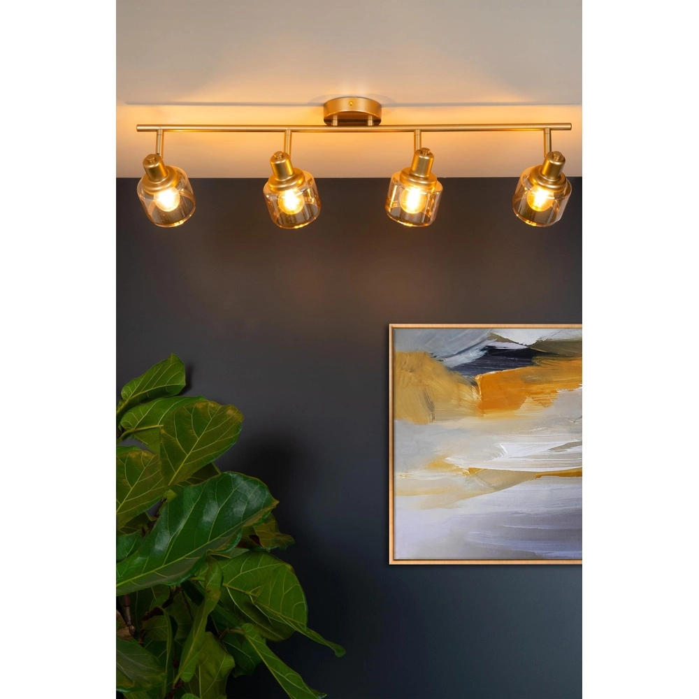 Lampe de plafond Bjorn Or 4 lumières Lucide 5411212771247