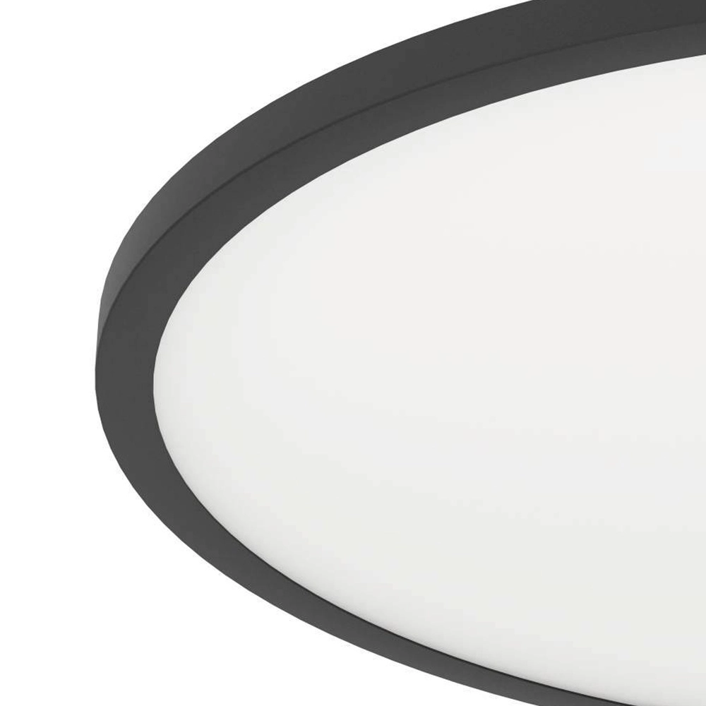 Lumière de plafond intelligente et fine Sarsina-Z Ø 60cm - noir Eglo 9008606264070