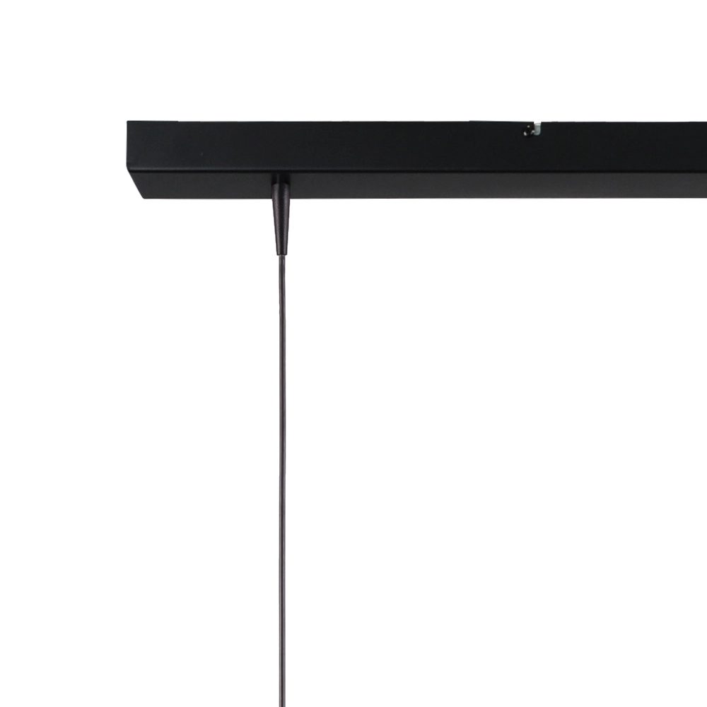 Lampe pendante à 3 lampes Scala 100 cm en nickel noir Ø 20 cm Masterlight 8718121301358