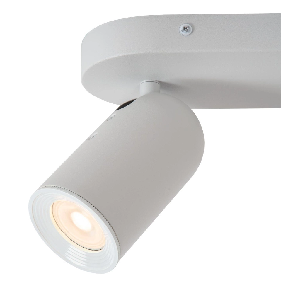 Projecteur de plafond Punch Blanc à deux lumières Lucide 5411212134455