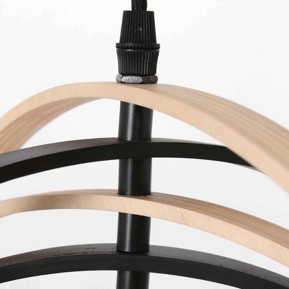 Lampe suspendue en bois Muoversi Ø45cm Steinhauer 8712746166309