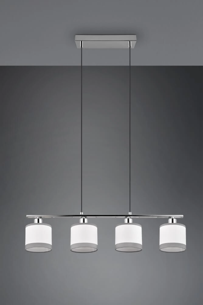 Lampe suspendue Davos blanc 4 lumières Trio 4017807574265